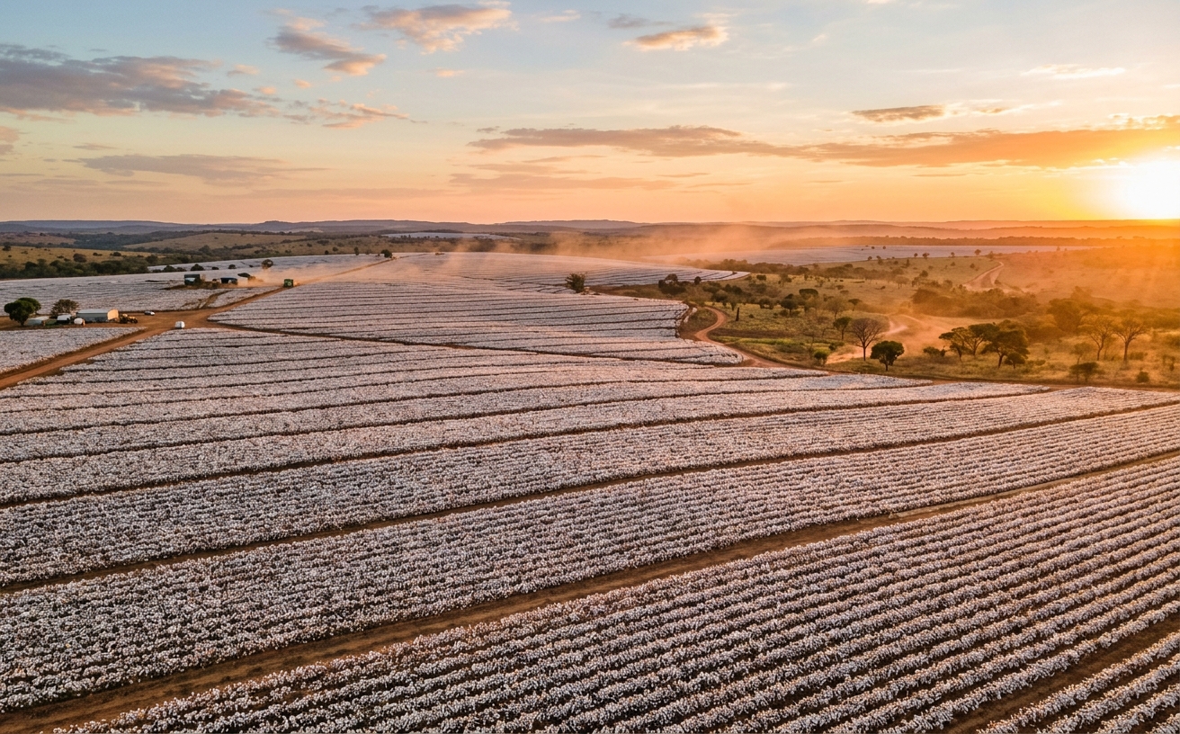 Plantação de algodão